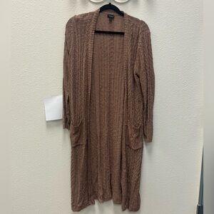 Torrid Knit Brown Duster